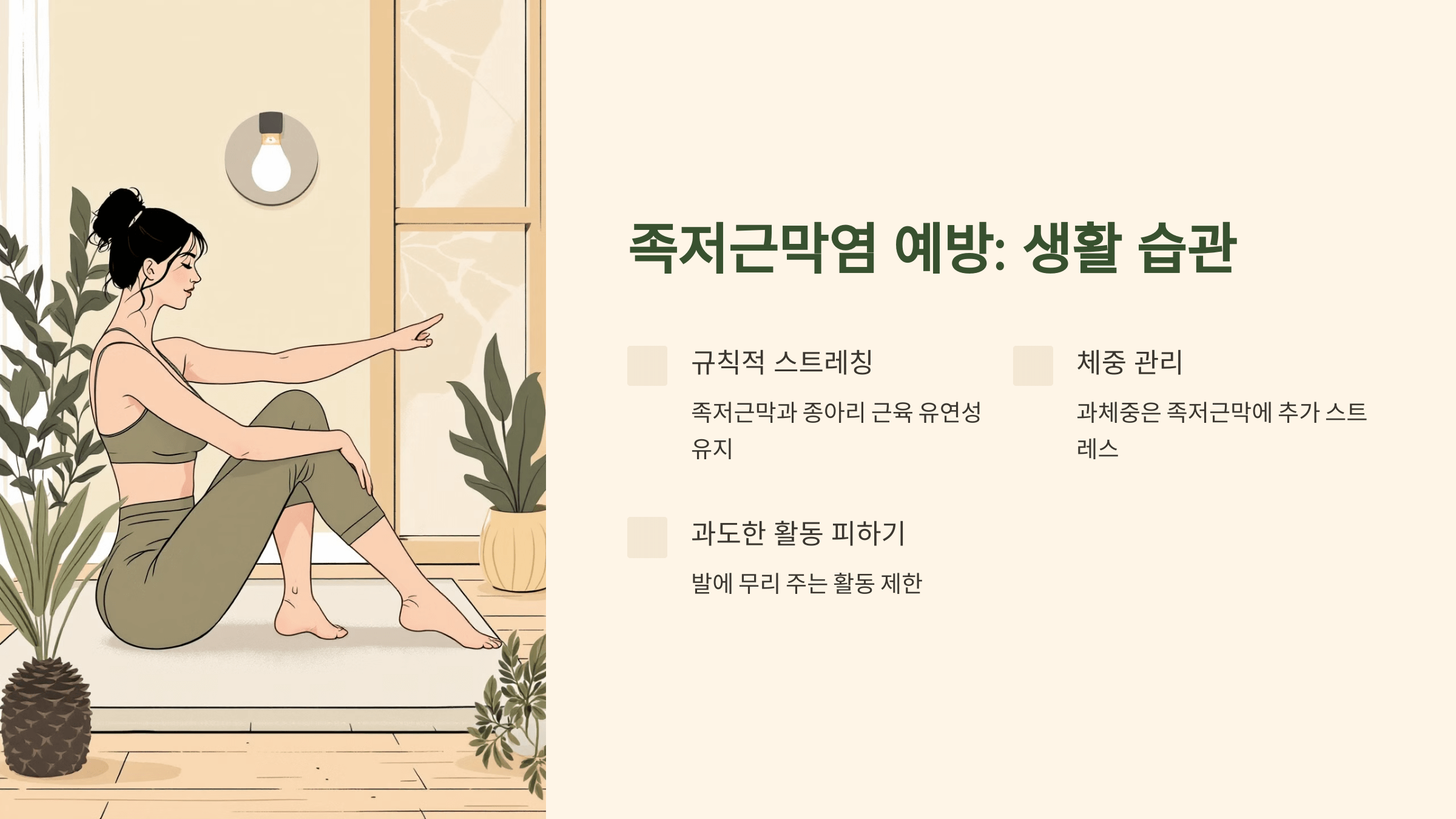 족저근막염과 관련된 사진입니다.