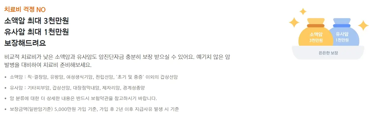 암보험 보장내용 비교 총정리