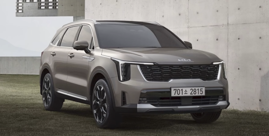 쏘렌토 페이스리프트 전면부