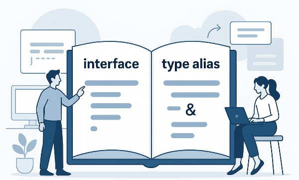 Interface vs Type Alias 삽화 이미지