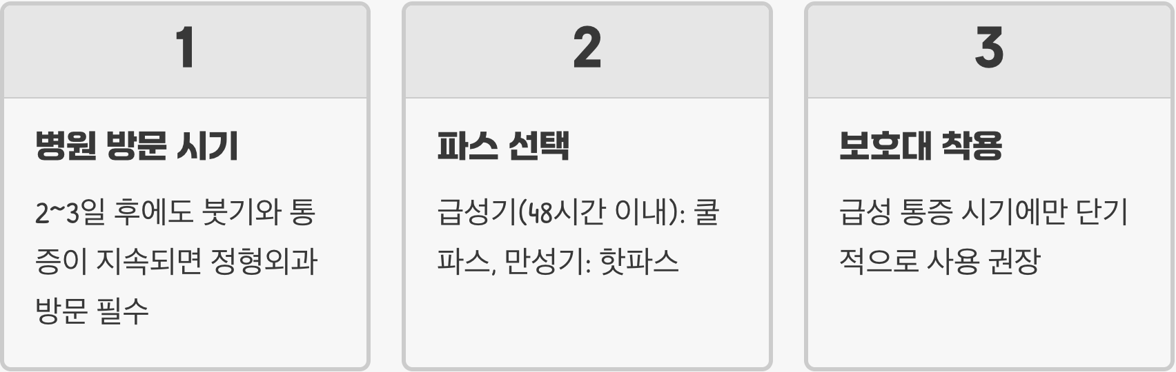 발목접질렀을때 절대 하면 안 되는 최악의 행동 4가지