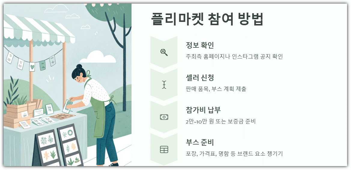 플리마켓 참여 방법
