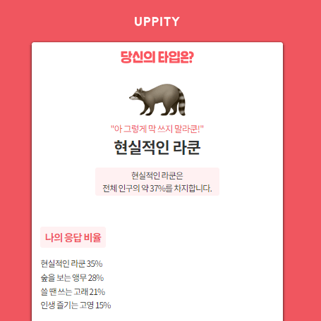 어피티 금융성향 테스트 결과