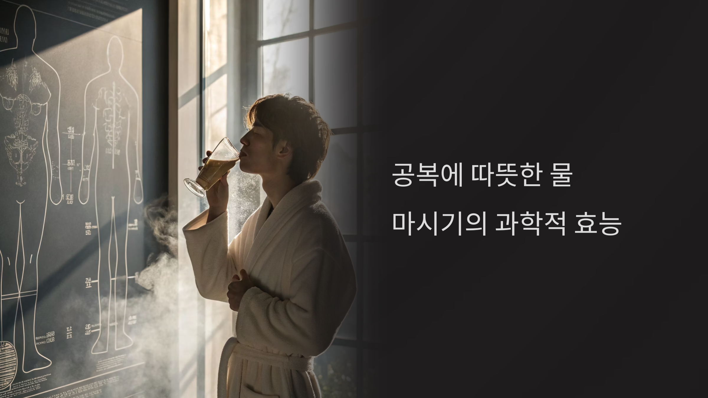 공복 따뜻한 물의 놀라운 효과