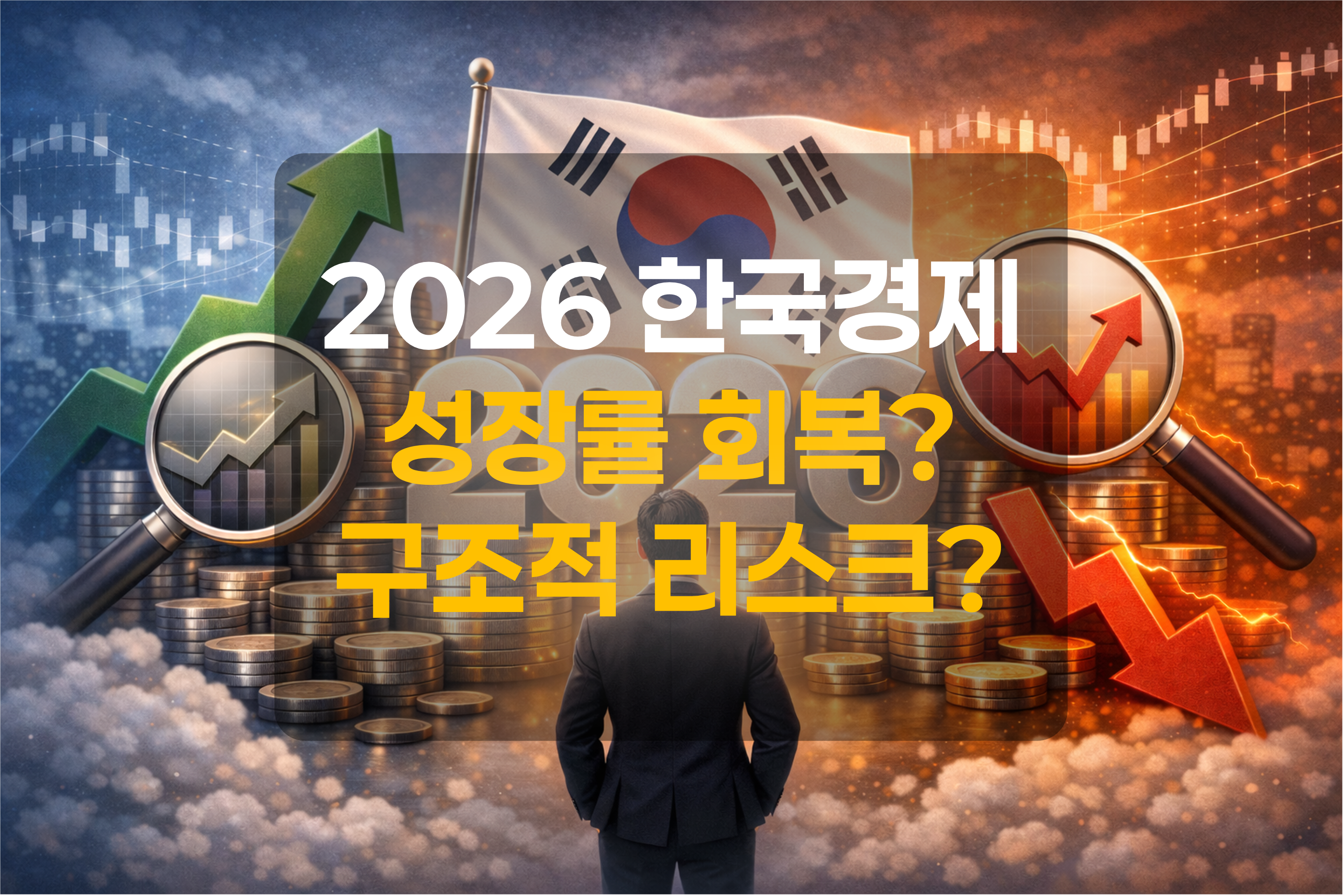 2026년 한국 경제전망을 표현한 그림