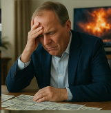 투자 실패로 좌절하고 있는 사람 이미지