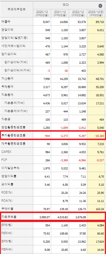 에코프로비엠 재무제표