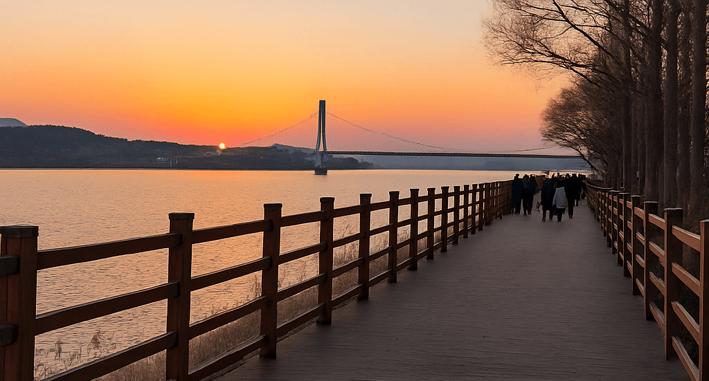 논산 탑정호 수변공원 산책, 호수와 노을을 따라 걷는 힐링 드라이브 코스