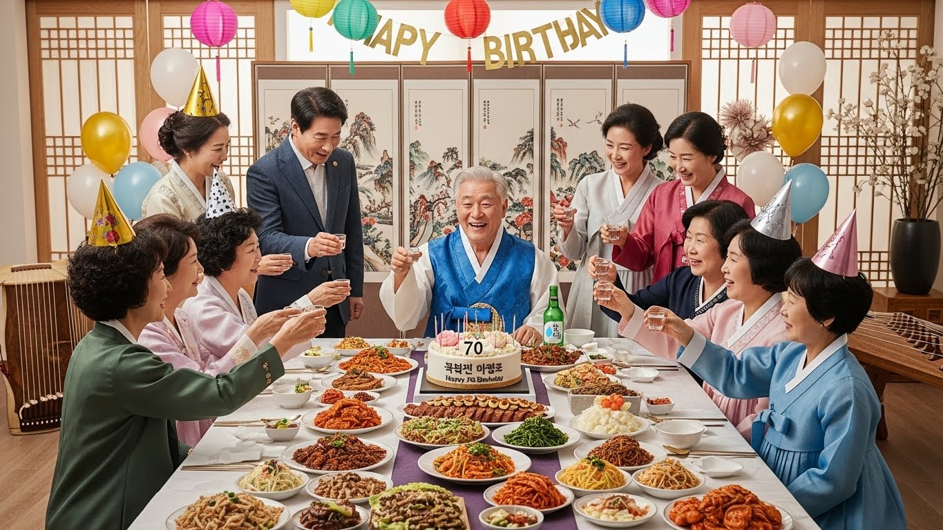 2025 칠순 맞춤 선물 가이드 대표 이미지, 사랑과 감사의 메시지 포함