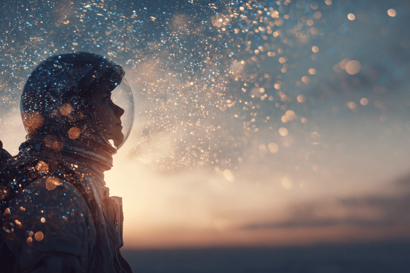 우주복을-입은-사람-이미지