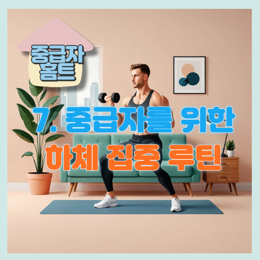 하체 집중 루틴