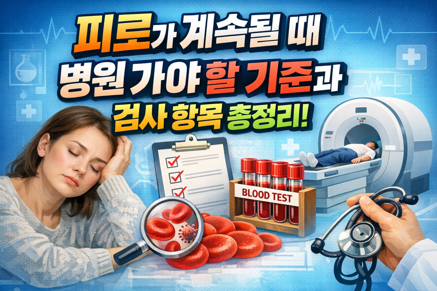 피로가 계속될 때
