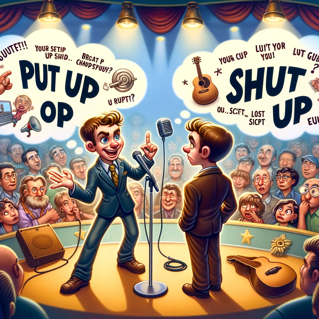 Put up or shut up