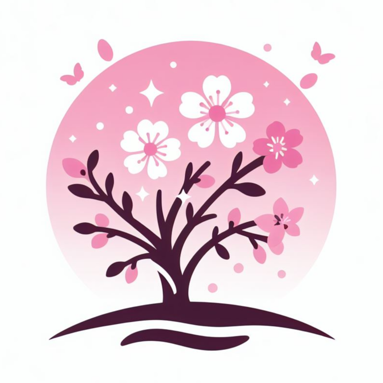 봄꽃 벚꽃 개화 아이콘