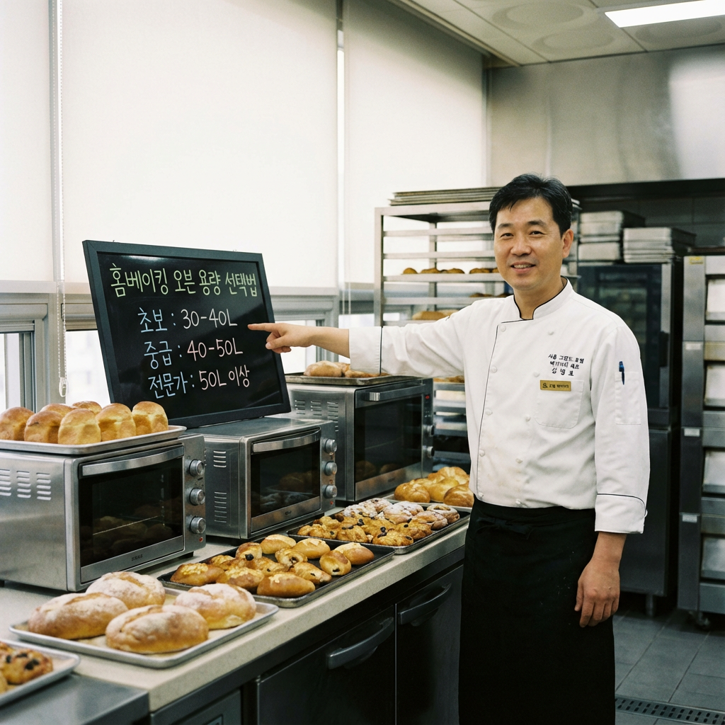 홈베이킹 오븐 용량 선택법