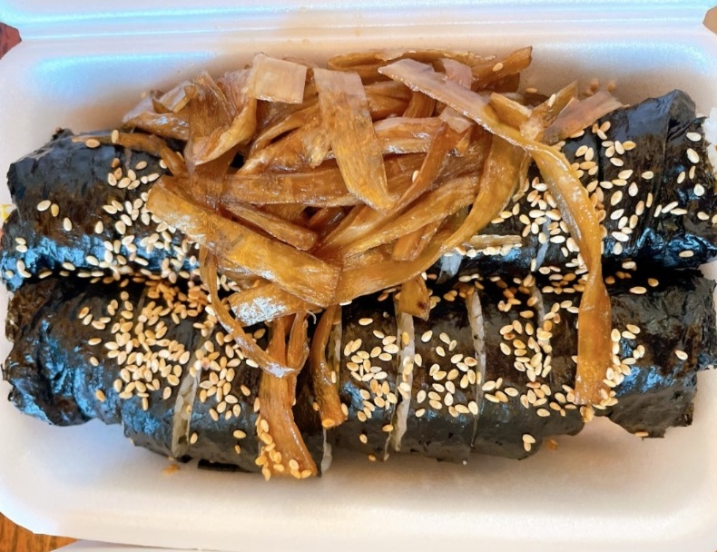 동네한바퀴-경주-우엉김밥-보배김밥