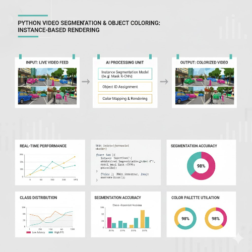 Python으로 영상 분할(Segmentation) 후 객체별 색상 랜더링(Object Coloring)