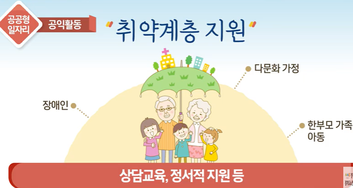 공공형일자리 공익활동