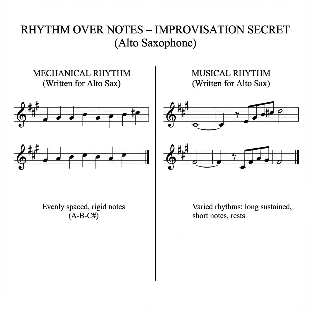 🎷 Rhythm Over Notes – Improvisation Secret