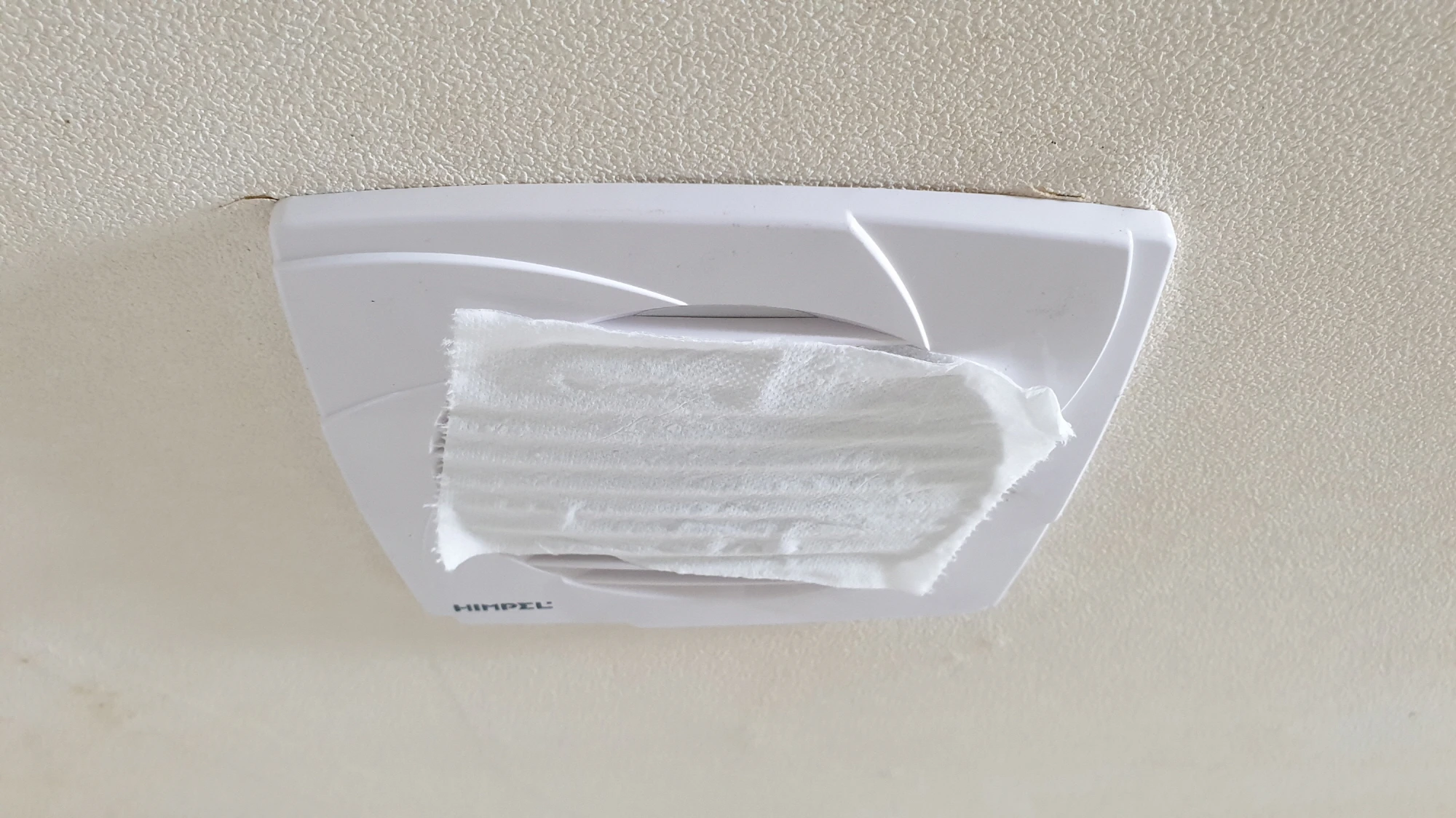 환풍기 흡입력 테스트