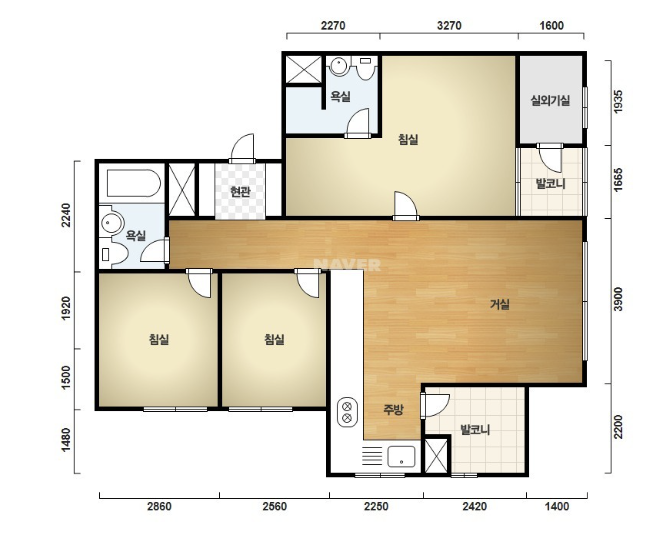 과천 그랑레브 데시앙 55B 평면도
