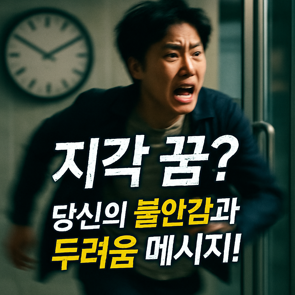 꿈에서 지각했다면? 당신의 불안감과 숨겨진 두려움을 알려주는 메시지!