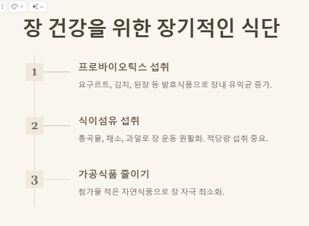 장염에 좋은 음식과 나쁜 음식 장염 회복을 돕는 식단 