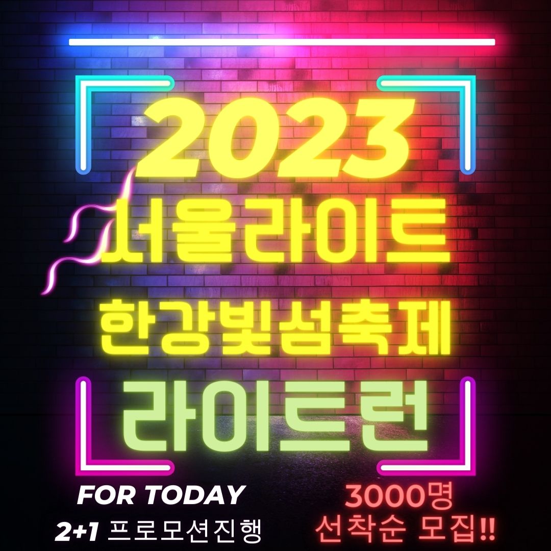 서울라이트-한강빛섬축제