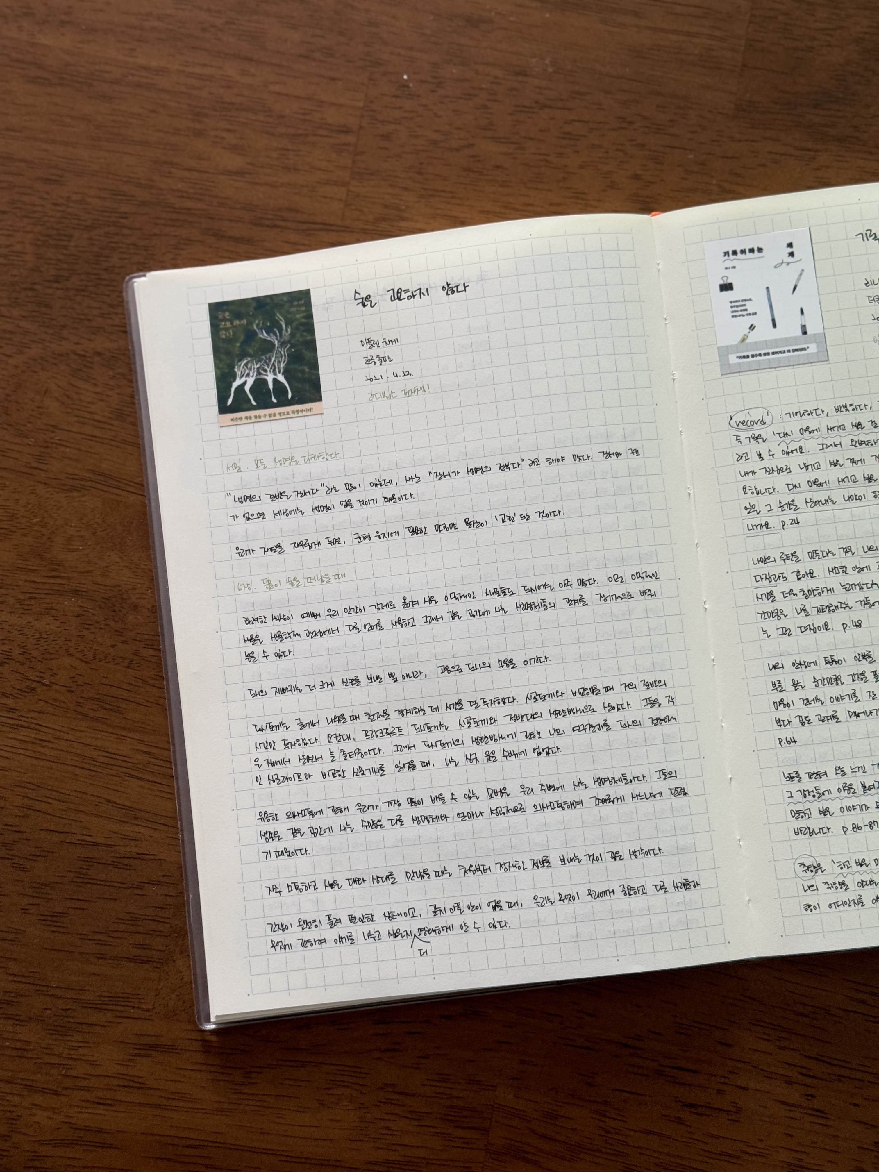 마들렌 치게, 숲은 고요하지 않다 : 자연의 속삭임에 귀 기울이다