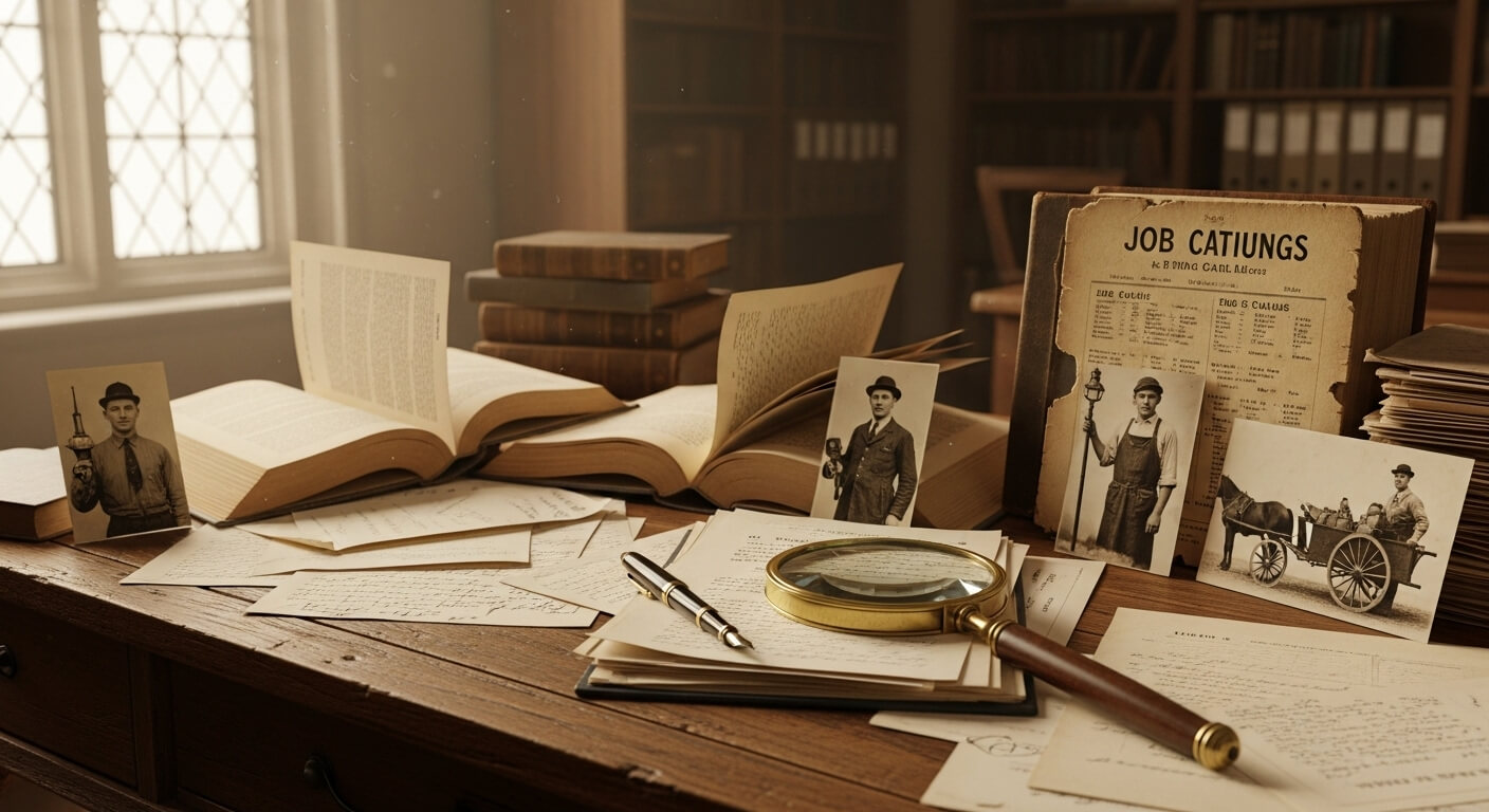 기록과 문서로만 남은 사라진 직업 정리 관련 사진