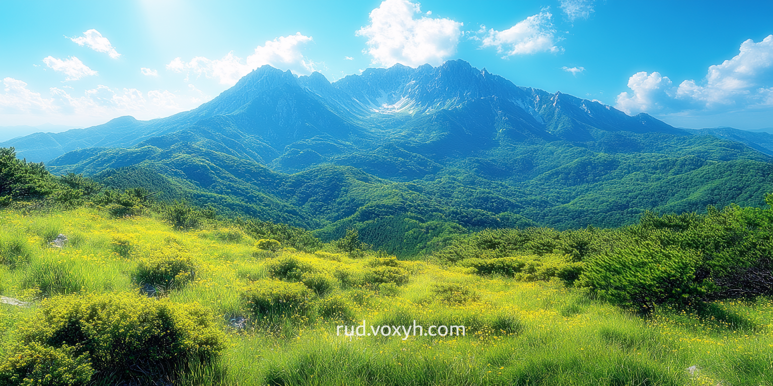 두타산의 사계절