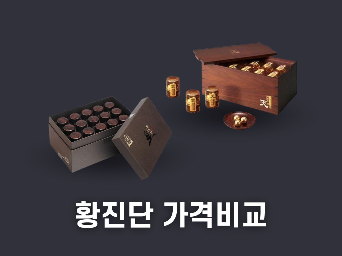 황진단 가격비교