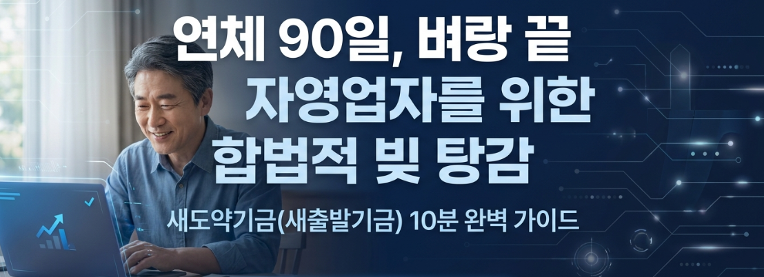 자영업자 빚 독촉 즉시 중단하는 법! 새출발기금 온라인 신청 4단계 가이드