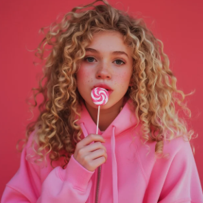 자일리톨 사탕 효능 주의사항 사탕 물고있는 소녀