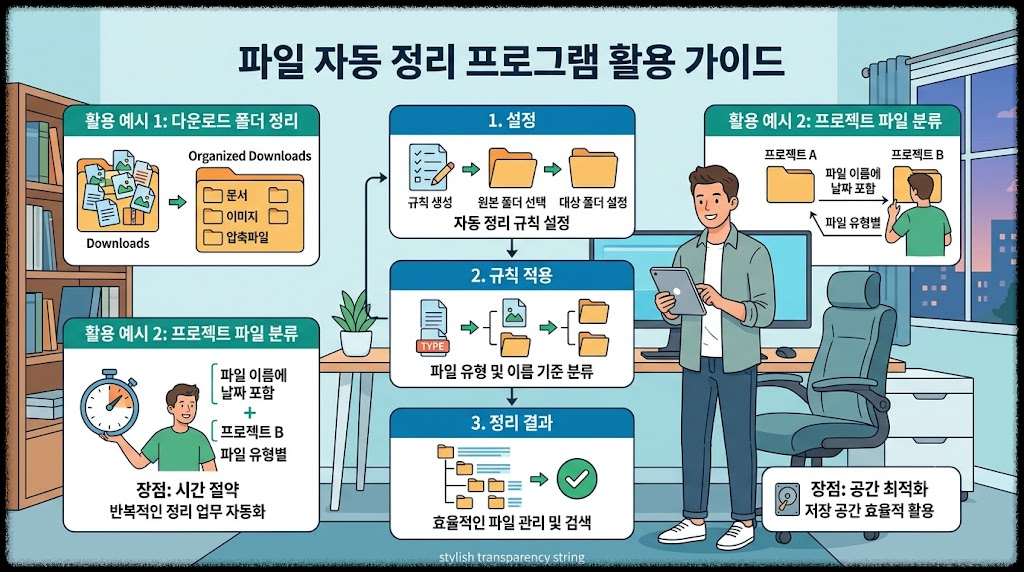 파일 자동 정리 프로그램 활용법