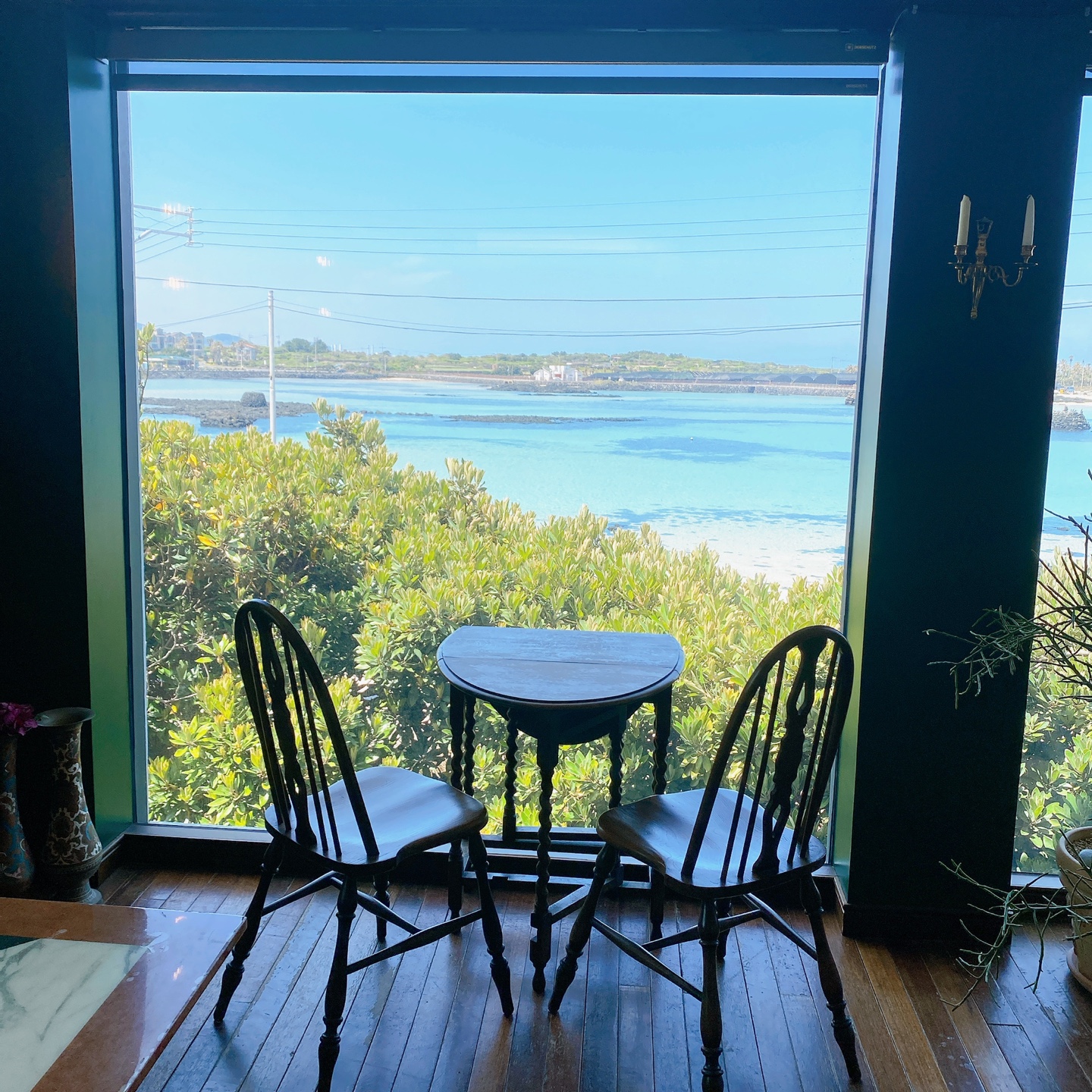 제주 조천 쇠물깍 함덕해수욕장 마피스 카페 빈티지 오션뷰