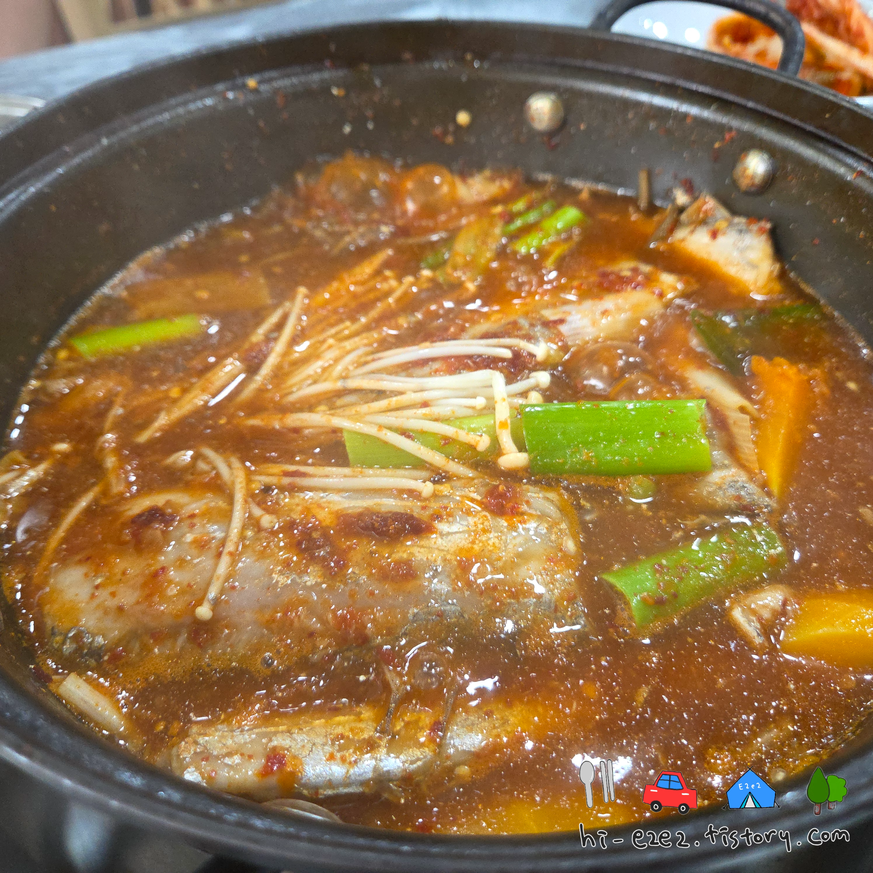 무안 맛집투어 어랑섬 갈치조림 클로즈업
