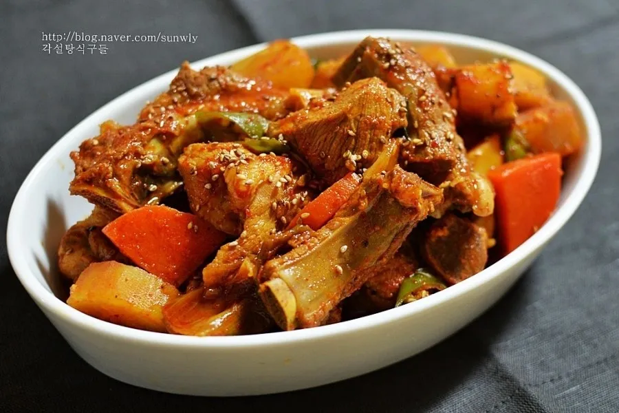 돼지갈비찜 맛있게 만드는 법과 부드럽게 하는 방법_9