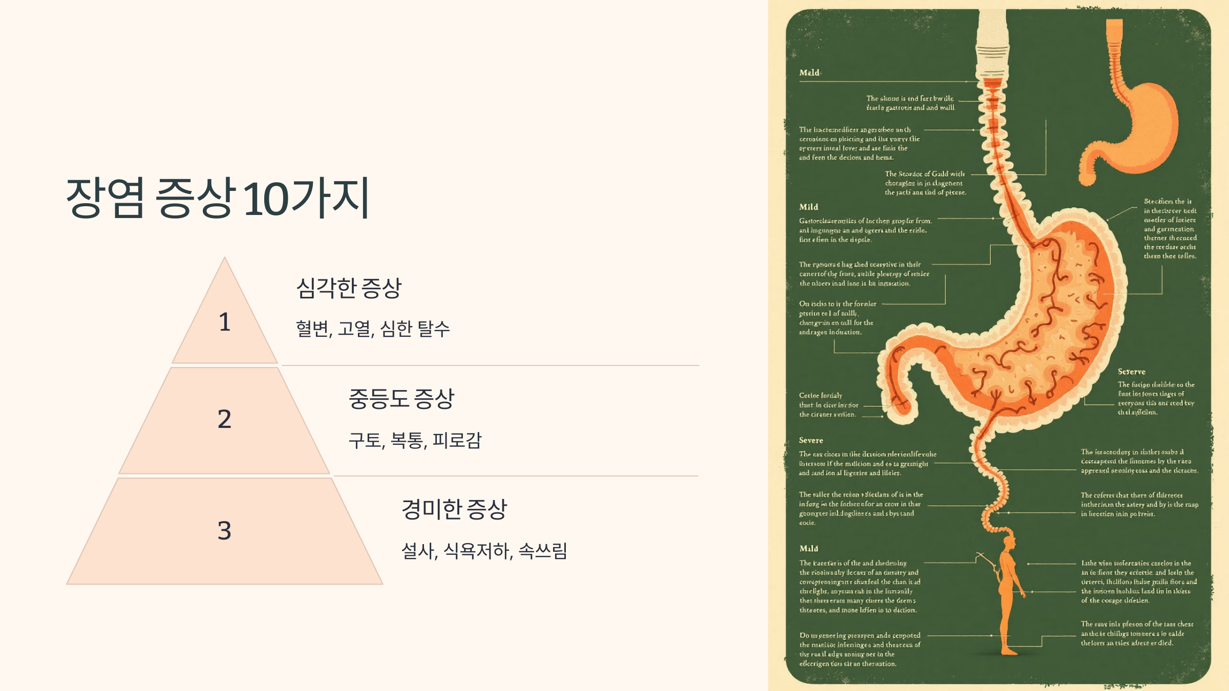 장염과 관련된 사진입니다.