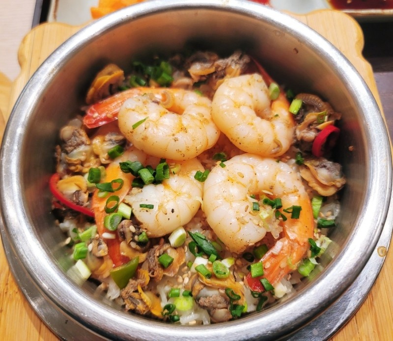수원 스타필드 맛집 솥밥예찬 음식들