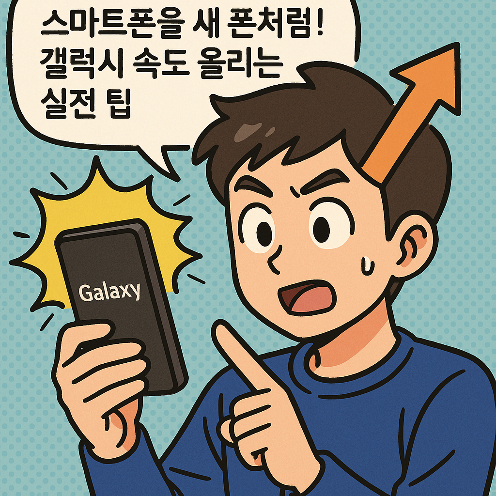 스마트폰을 새 폰처럼! 갤럭시 속도 올리는 실전 팁