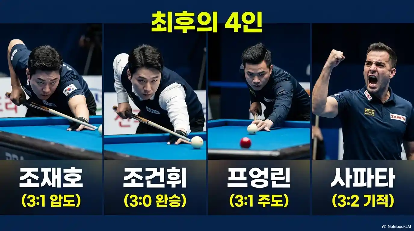 PBA 4강 진출자 4명