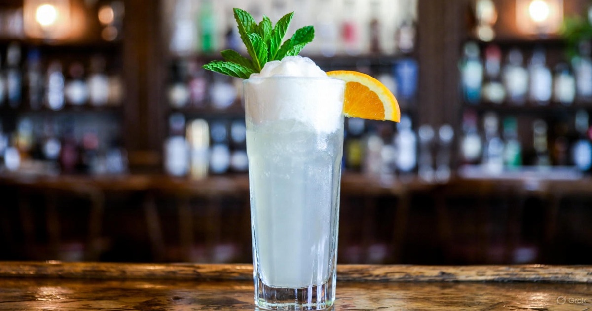 라모스 진 피즈 황금 레시피 &amp; 유래 및 완벽한 안주 추천