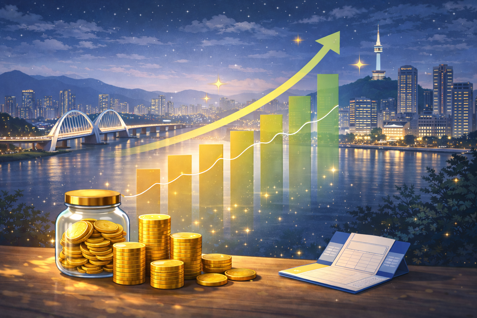 대전 미래두배청년 통장, 월 10만 원으로 3년 뒤 720만 원 만드는 대전 청년 필수 통장