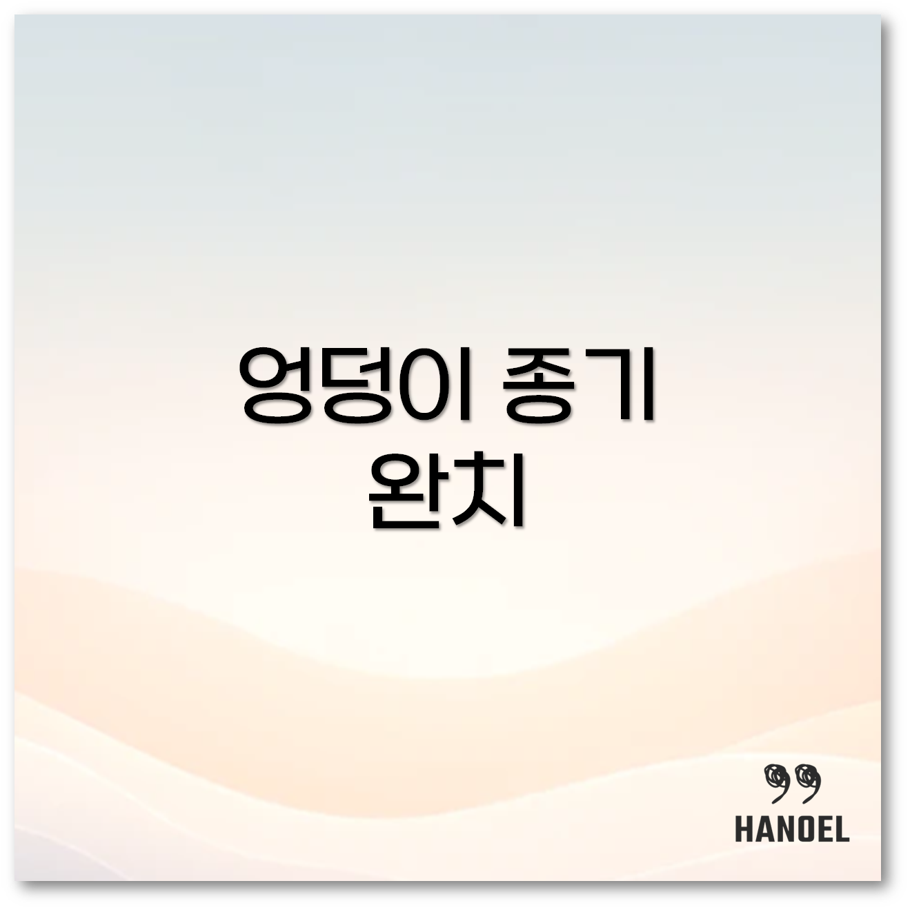 엉덩이 종기