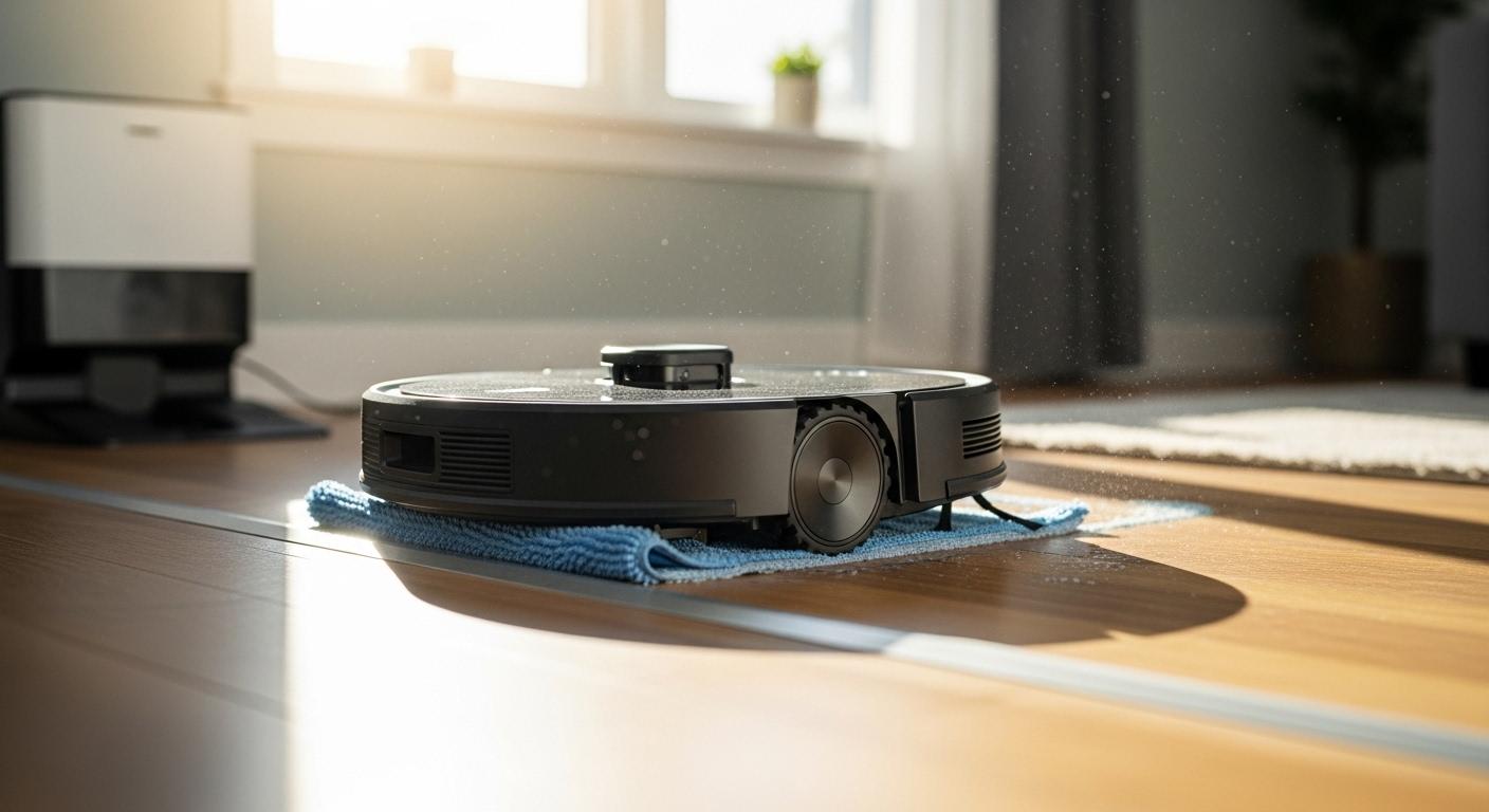 문턱 통과 물걸레 로봇청소기 관리 방법