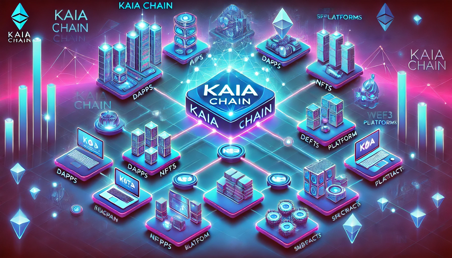 Web3 생태계에서 카이아 체인의 역할을 표현