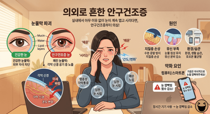 눈이 매운 이유