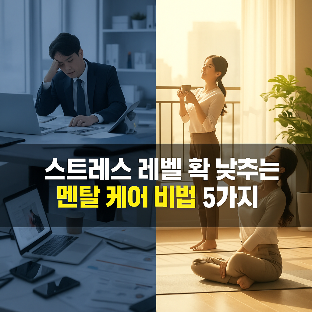 멘탈 케어 비법 5가지