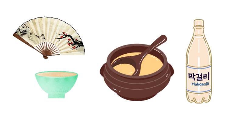 부채 막걸리 전통주